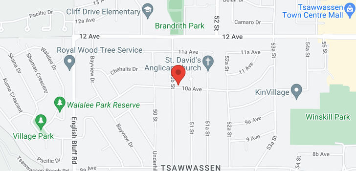 map of 5103 10A AVENUE